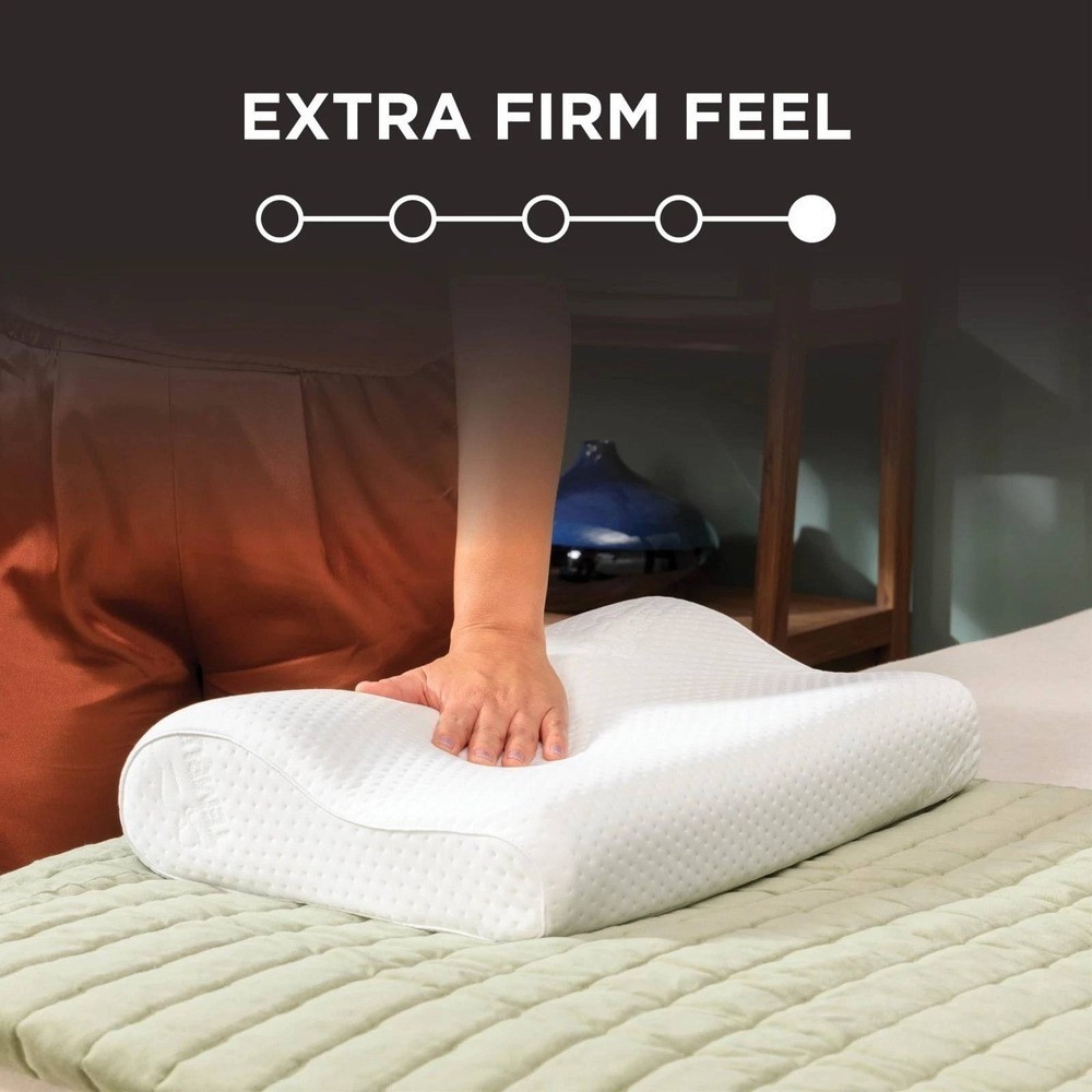 TornBox TEMPUR-Pedic Pillow Ergonomic Memory Foam 20x12.8x4.75 Profile Sealed - Picture 7 of 10